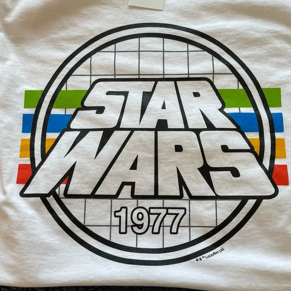 Men's Star Wars Vintage Logo Tee Size Small - Picture 3 of 4